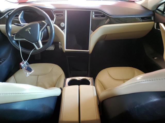 5YJSA1CP7DFP27034 - 2013 TESLA MODEL S Червоний фото 8