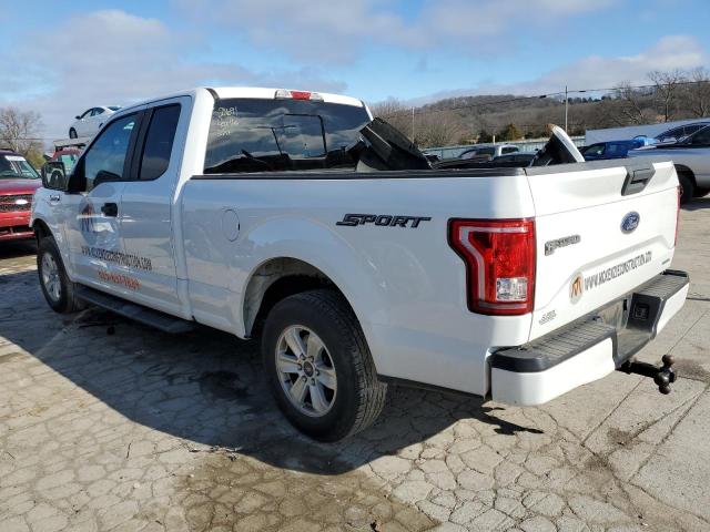 1FTEX1C83GFA28262 - 2016 FORD F150 SUPER CAB WHITE photo 2