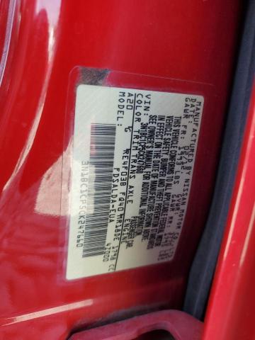 3N1BC1CP5CK247660 - 2012 NISSAN VERSA S Qırmızı foto 13