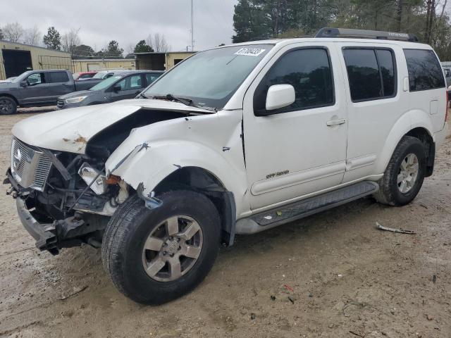 5N1AR18W75C731602 - 2005 NISSAN PATHFINDER LE WHITE photo 1