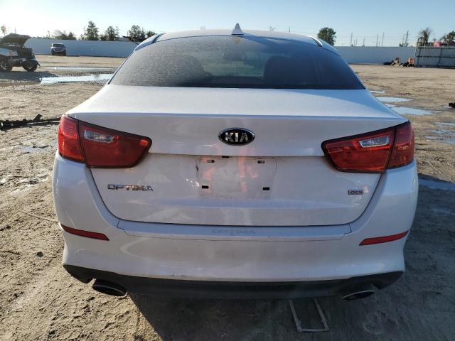 KNAGM4A74E5455060 - 2014 KIA OPTIMA LX WHITE photo 6