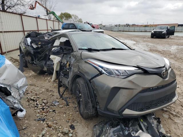 JTNKHMBX3M1095927 - 2021 TOYOTA C-HR XLE TAN photo 4