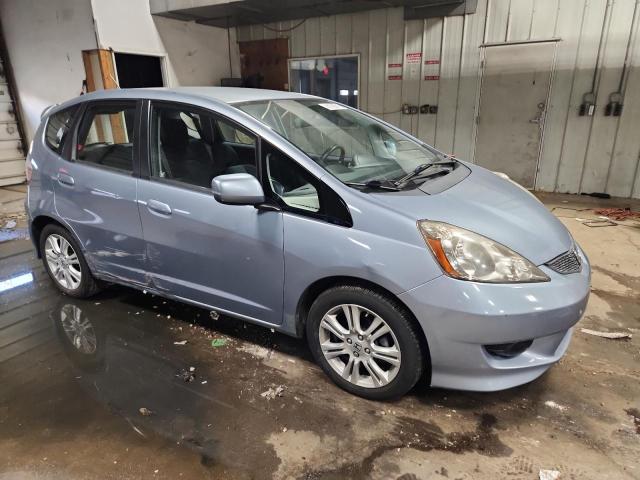 JHMGE8H50BC024409 - 2011 HONDA FIT SPORT BLUE photo 4