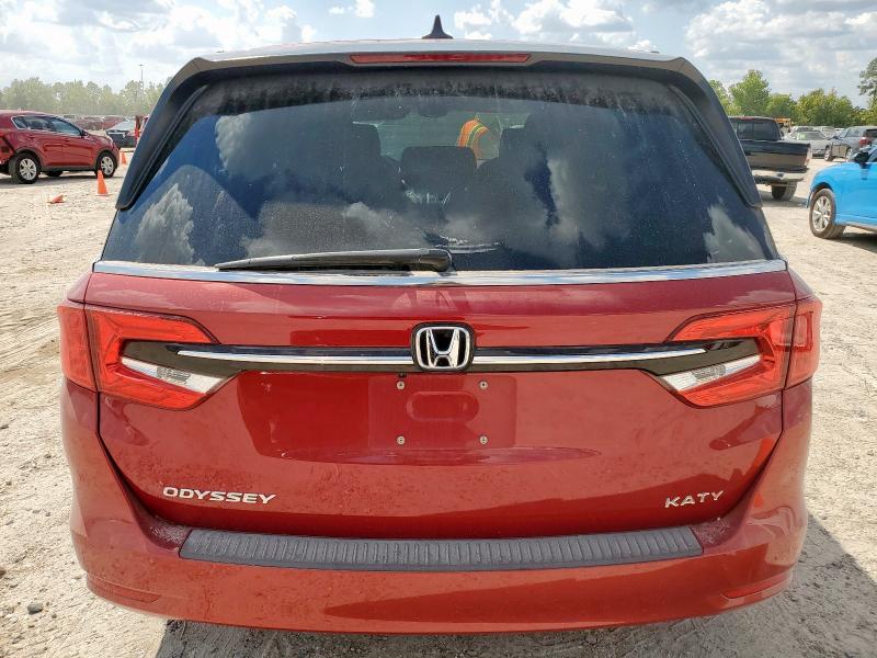 5FNRL6H51RB074074 - 2024 HONDA ODYSSEY EX BURGUNDY photo 6