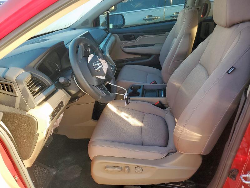 5FNRL6H51RB074074 - 2024 HONDA ODYSSEY EX BURGUNDY photo 7