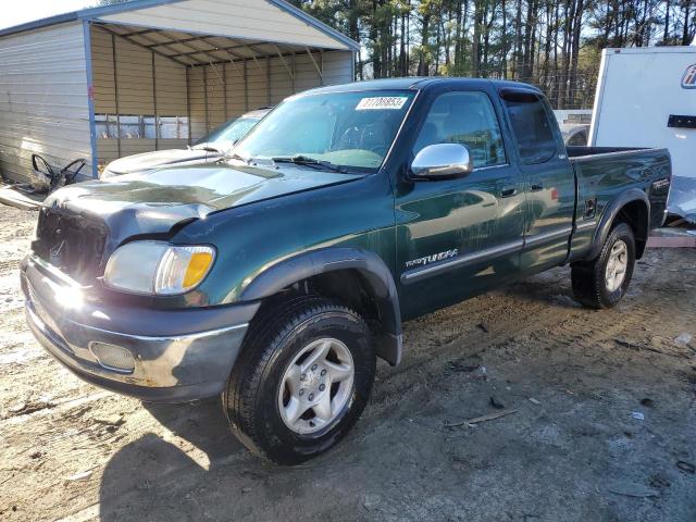 5TBBT44152S229065 - 2002 TOYOTA TUNDRA ACCESS CAB GREEN photo 1