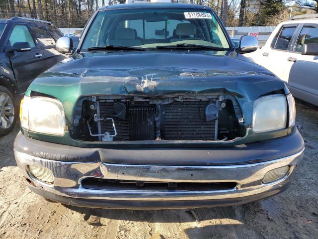 5TBBT44152S229065 - 2002 TOYOTA TUNDRA ACCESS CAB მწვანე ფოტო 5