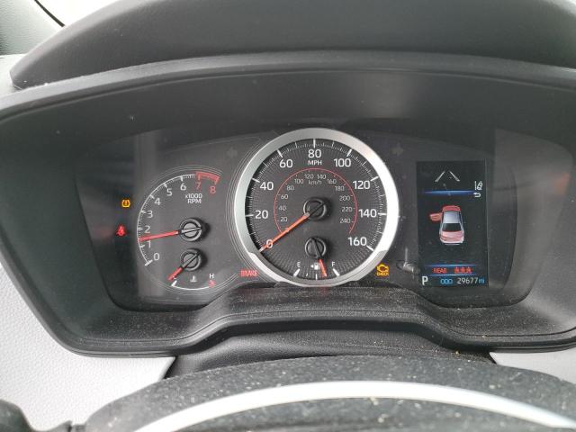 5YFS4MCE5NP135953 - 2022 TOYOTA COROLLA SE ნაცრისფერი ფოტო 9