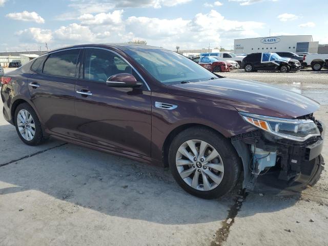 5XXGU4L38GG029870 - 2016 KIA OPTIMA EX BURGUNDY photo 4