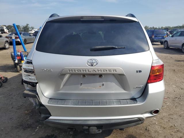 JTEES41A482094216 - 2008 TOYOTA HIGHLANDER SILVER photo 6