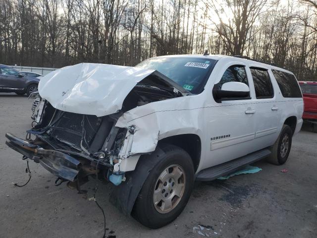 1GNSKJE78CR215194 - 2012 CHEVROLET SUBURBAN K1500 LT WHITE photo 1