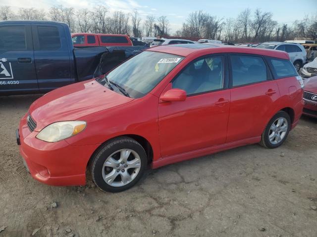 2T1KR30E57C684796 - 2007 TOYOTA COROLLA MA XR RED photo 1