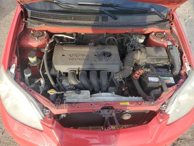 2T1KR30E57C684796 - 2007 TOYOTA COROLLA MA XR RED photo 11