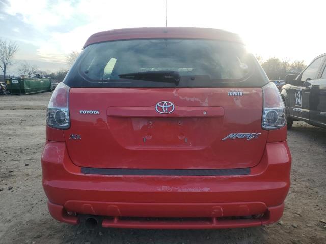 2T1KR30E57C684796 - 2007 TOYOTA COROLLA MA XR RED photo 6