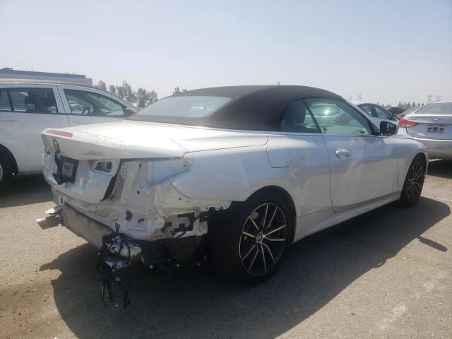 WBA23AT01PCL49918 - 2023 BMW 4 SERIES WHITE photo 3