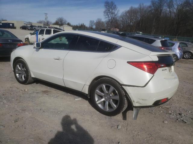 2HNYB1H69AH500726 - 2010 ACURA ZDX ADVANCE WHITE photo 2
