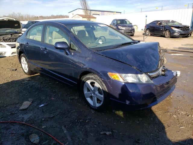 1HGFA16826L018972 - 2006 HONDA CIVIC EX BLUE photo 4