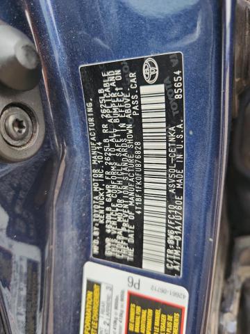 4T1BF1FK0FU876828 - 2015 TOYOTA CAMRY LE BLUE photo 13
