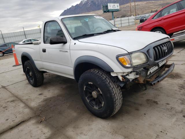 5TEPM62NX2Z096818 - 2002 TOYOTA TACOMA WHITE photo 4