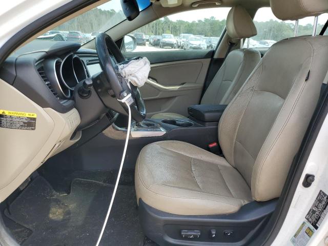 5XXGN4A70FG429102 - 2015 KIA OPTIMA EX WHITE photo 7