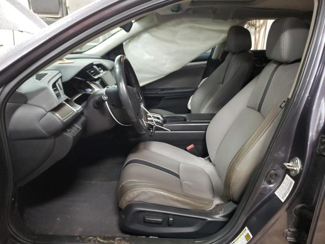 19XFC1F71HE011765 - 2017 HONDA CIVIC EXL Արծաթագույն լուսանկար 7