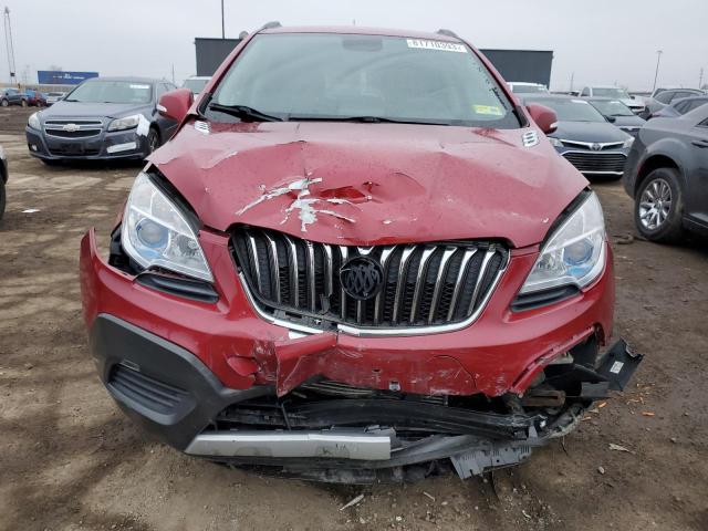 KL4CJESBXGB698230 - 2016 BUICK ENCORE RED photo 5