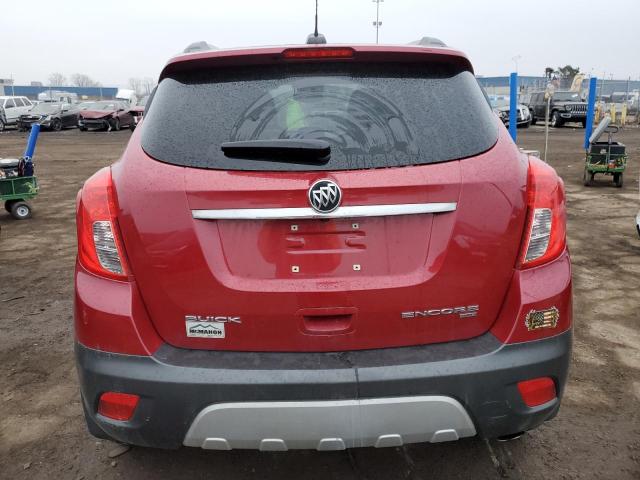 KL4CJESBXGB698230 - 2016 BUICK ENCORE RED photo 6