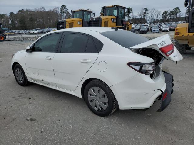 3KPA24ADXLE314256 - 2020 KIA RIO LX WHITE photo 2