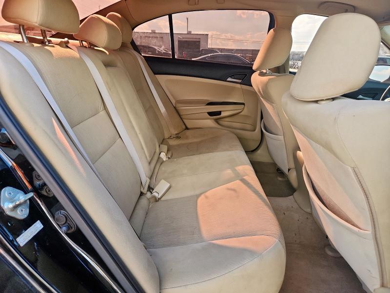 1HGCP2F38BA034546 - 2011 HONDA ACCORD LX Noir photo 10