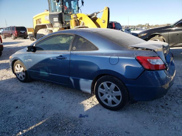 2HGFG12638H581533 - 2008 HONDA CIVIC LX BLUE photo 2