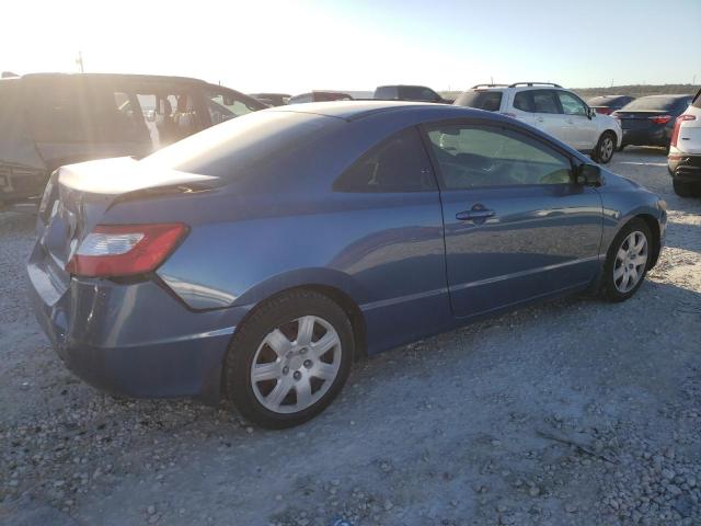 2HGFG12638H581533 - 2008 HONDA CIVIC LX BLUE photo 3