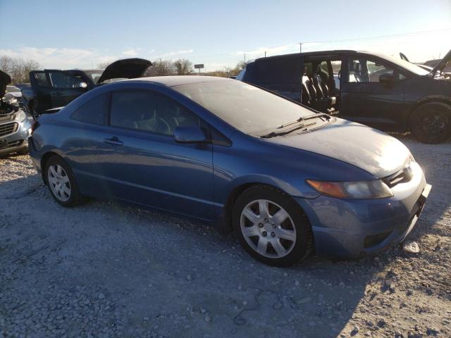 2HGFG12638H581533 - 2008 HONDA CIVIC LX BLUE photo 4