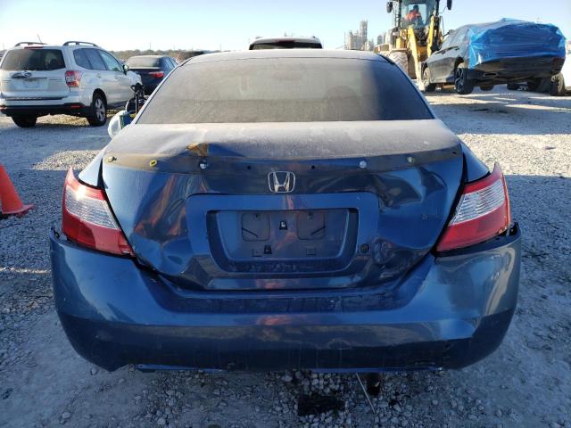 2HGFG12638H581533 - 2008 HONDA CIVIC LX BLUE photo 6