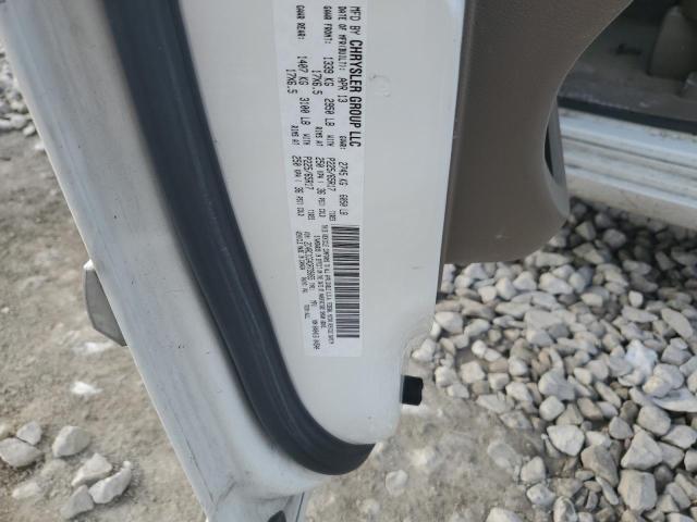 2C4RC1CG4DR735055 - 2013 CHRYSLER TOWN & COU TOURING L WHITE photo 13