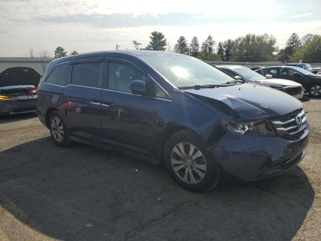 5FNRL5H4XFB127903 - 2015 HONDA ODYSSEY EX BLUE photo 4