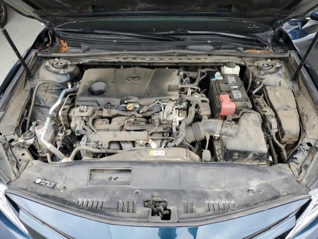 4T1B11HK7JU612123 - 2018 TOYOTA CAMRY L BLUE photo 11