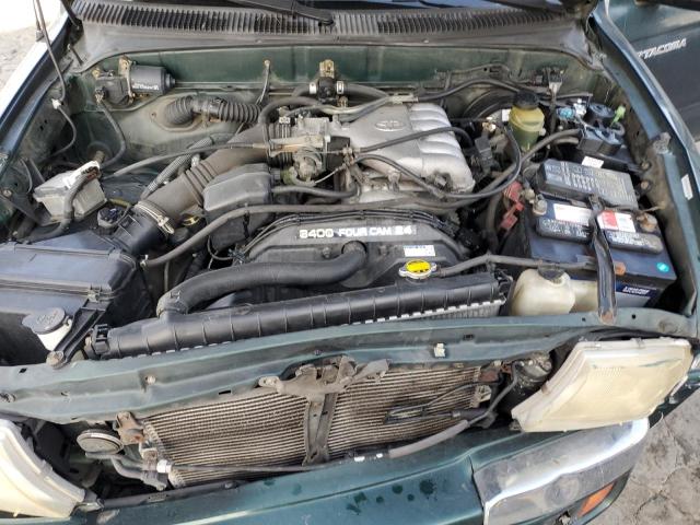4TAVN52N3YZ651722 - 2000 TOYOTA TACOMA XTRACAB მწვანე ფოტო 11