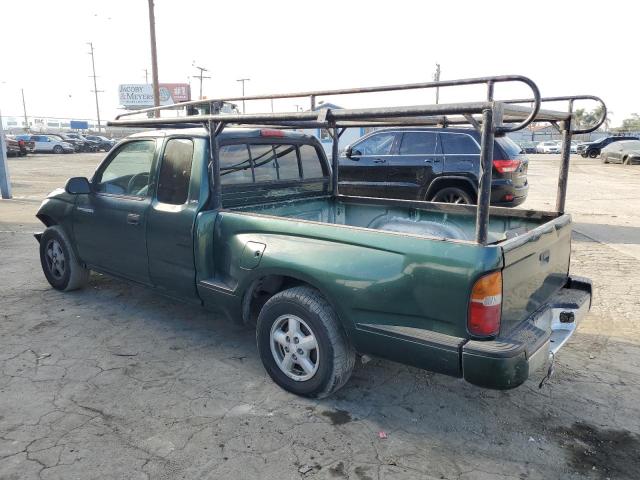 4TAVN52N3YZ651722 - 2000 TOYOTA TACOMA XTRACAB მწვანე ფოტო 2