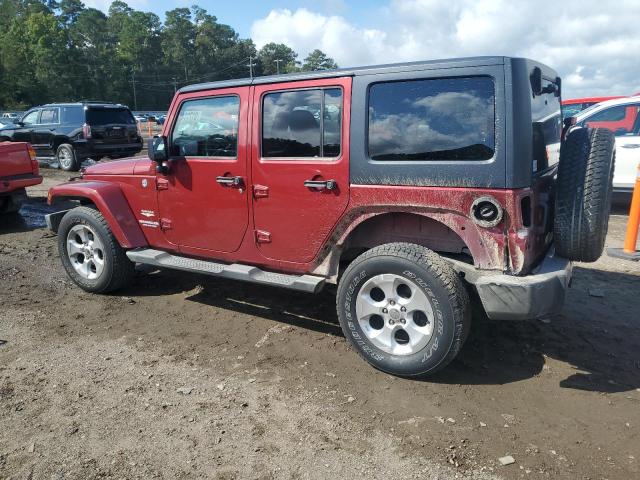 1C4BJWEG7DL521252 - 2013 JEEP WRANGLER U SAHARA Червоний фото 2