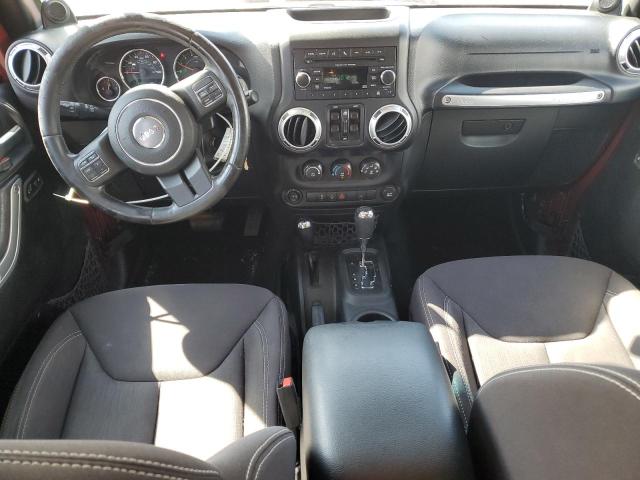 1C4BJWEG7DL521252 - 2013 JEEP WRANGLER U SAHARA Червоний фото 8