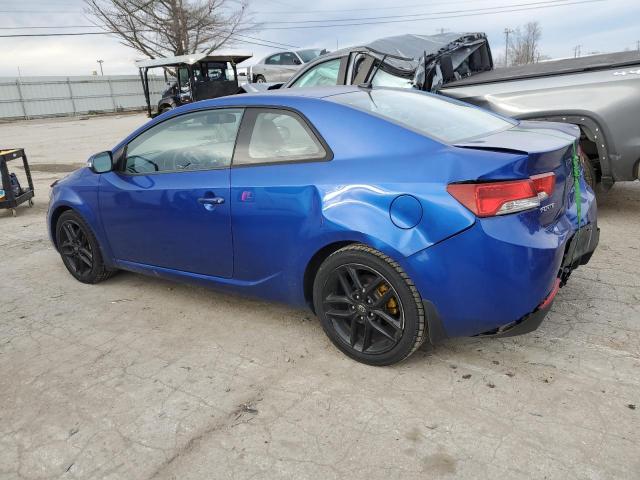 KNAFW6A39A5172226 - 2010 KIA FORTE SX BLUE photo 2