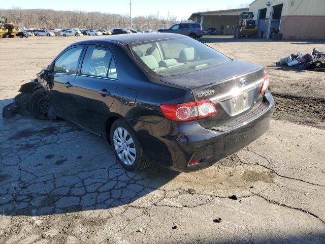 2T1BU4EE4DC042384 - 2013 TOYOTA COROLLA BASE BLACK photo 2