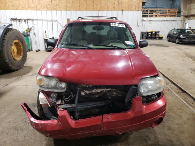 1FMYU94176KB17694 - 2006 FORD ESCAPE LIMITED RED photo 5