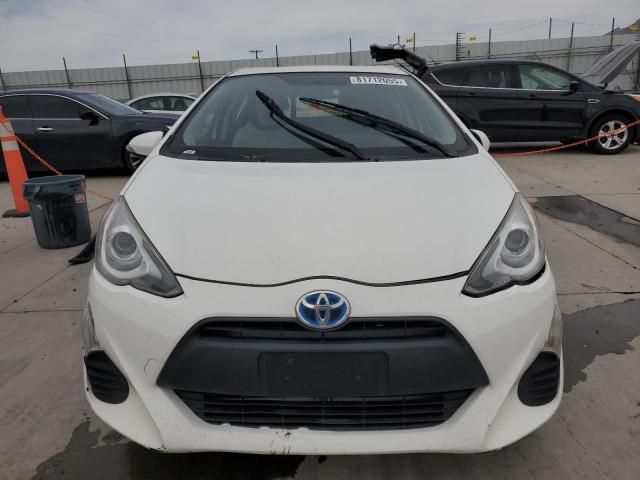 JTDKDTB38G1118405 - 2016 TOYOTA PRIUS C WHITE photo 5