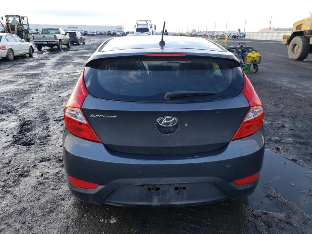 KMHCU5AE1CU049208 - 2012 HYUNDAI ACCENT GLS GRAY photo 6