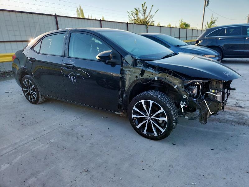 5YFBURHE2HP651388 - 2017 TOYOTA COROLLA L BLACK photo 4