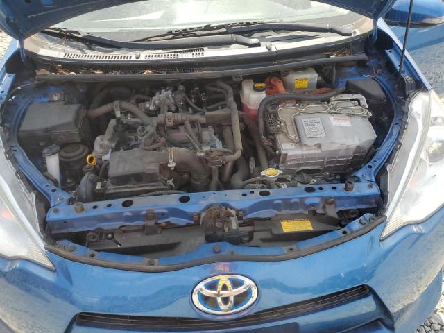 JTDKDTB31C1517053 - 2012 TOYOTA PRIUS C ლურჯი ფოტო 11