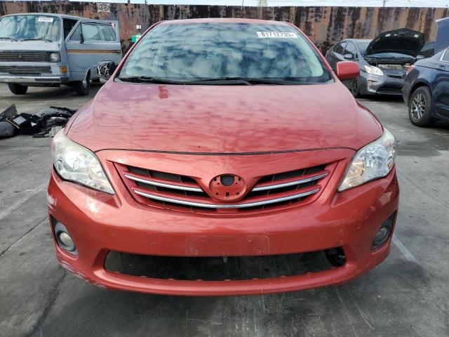5YFBU4EE9DP202856 - 2013 TOYOTA COROLLA BASE أحمر صورة 5