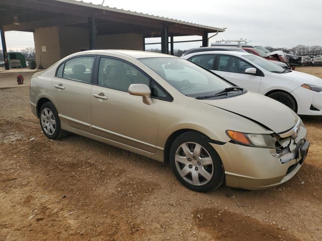 1HGFA16577L136118 - 2007 HONDA CIVIC LX BEIGE photo 4