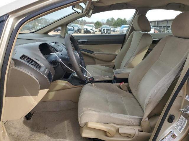 1HGFA16577L136118 - 2007 HONDA CIVIC LX BEIGE photo 7